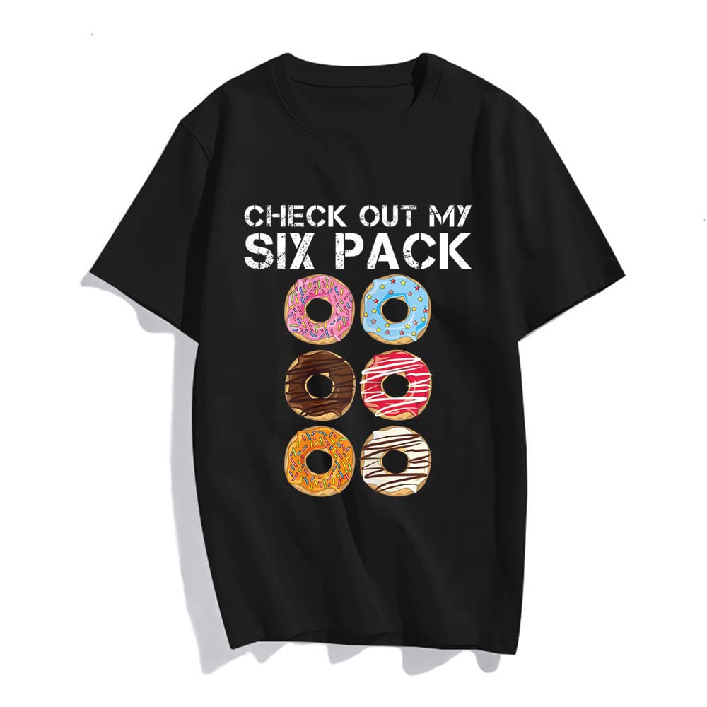 Cute Donut Fashion Short Sleeve Casual Round Neck Donut Lover Gift T-Shirt