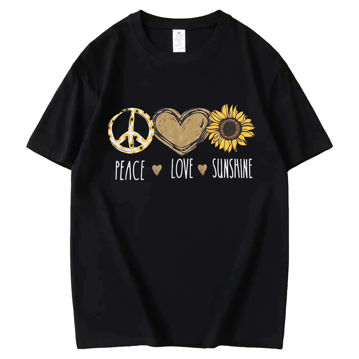 dd Some Sunshine to Your Wardrobe with our Sunflower Graphic Tee for Women