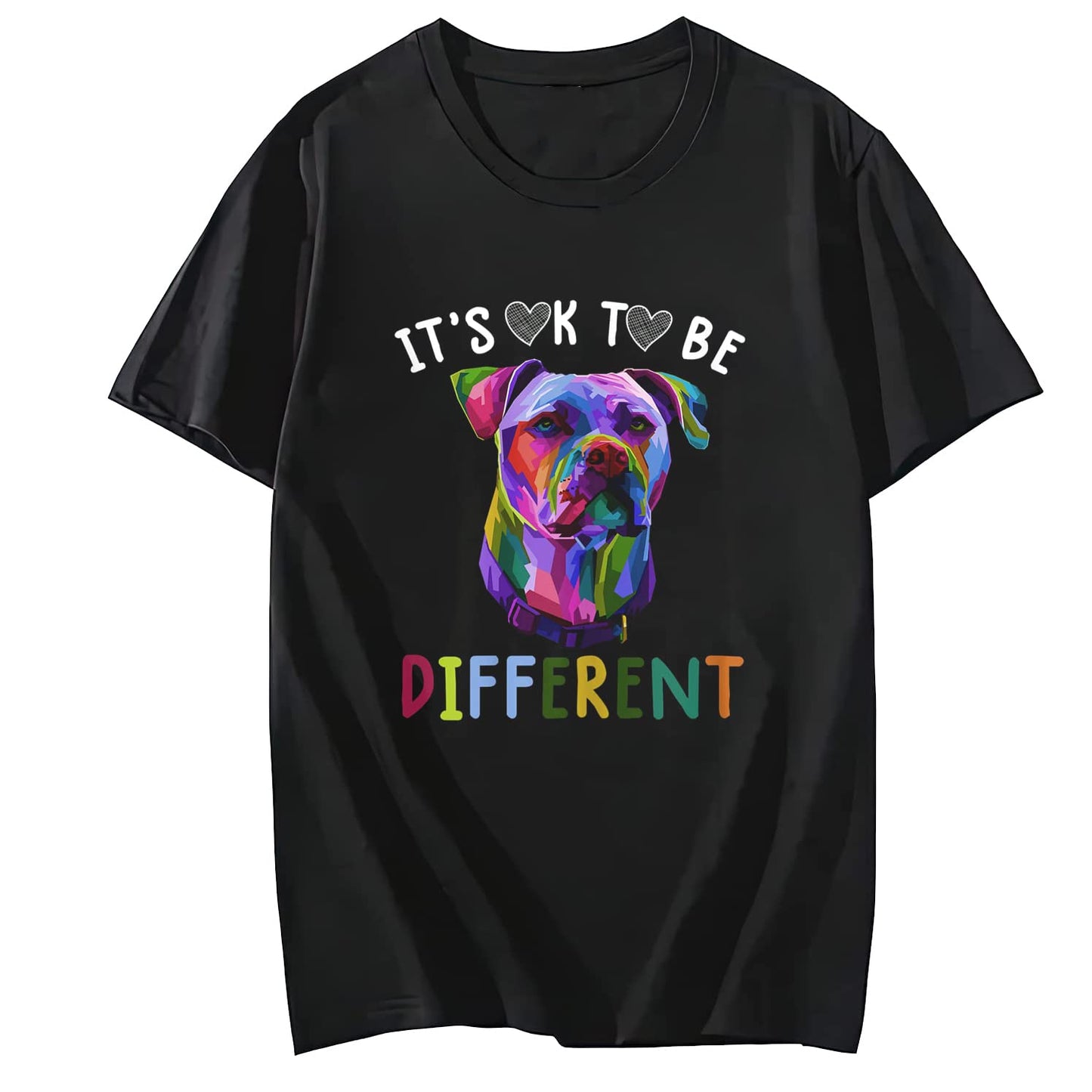 It's Ok to Be Different Cat Autism Awareness T-Shirt
