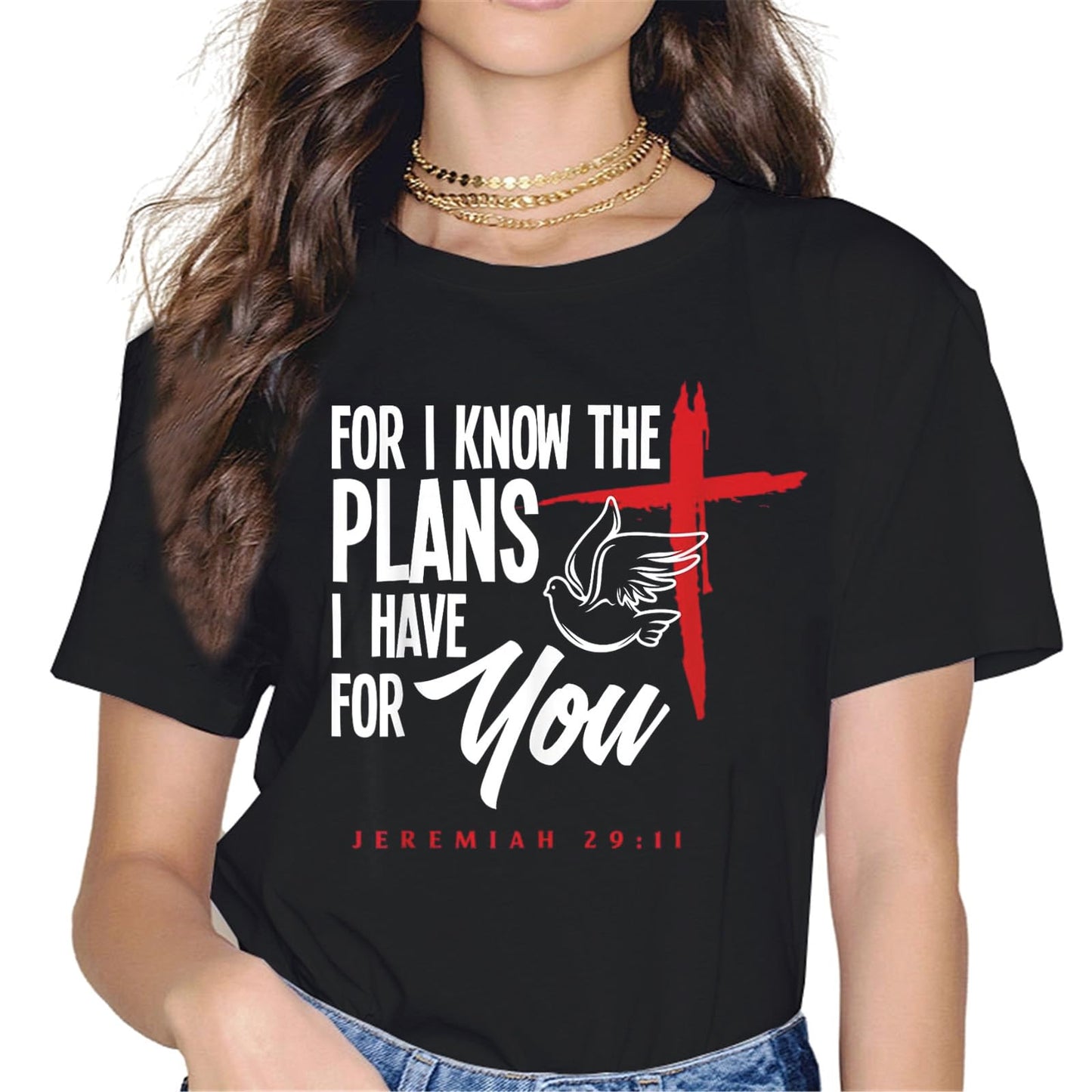 Cross Bible Verses Christianity T-Shirt - Religion Graphics