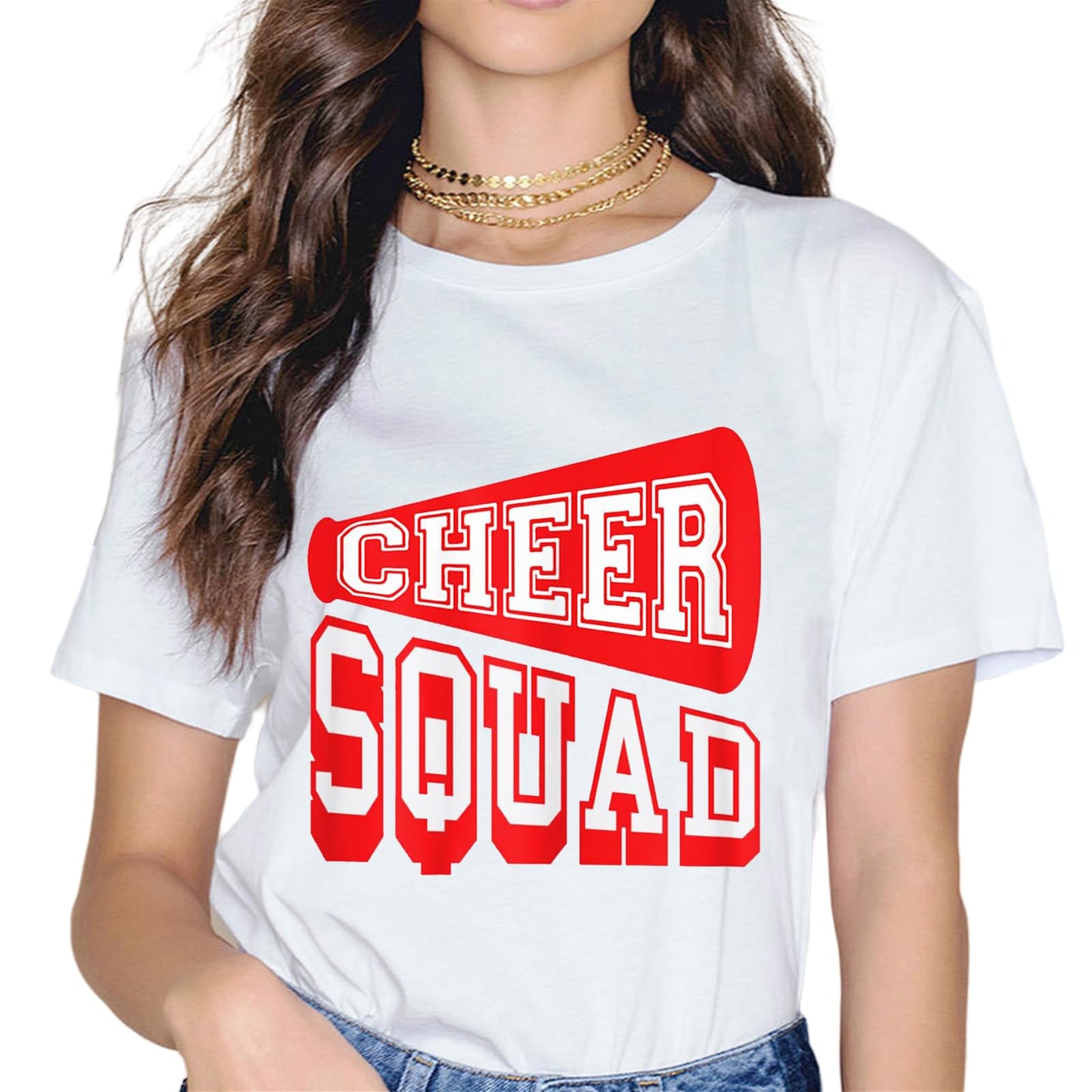 Cheer Squad Funny Cheerleader Cheering Cheerdancing Outfit T-Shirt