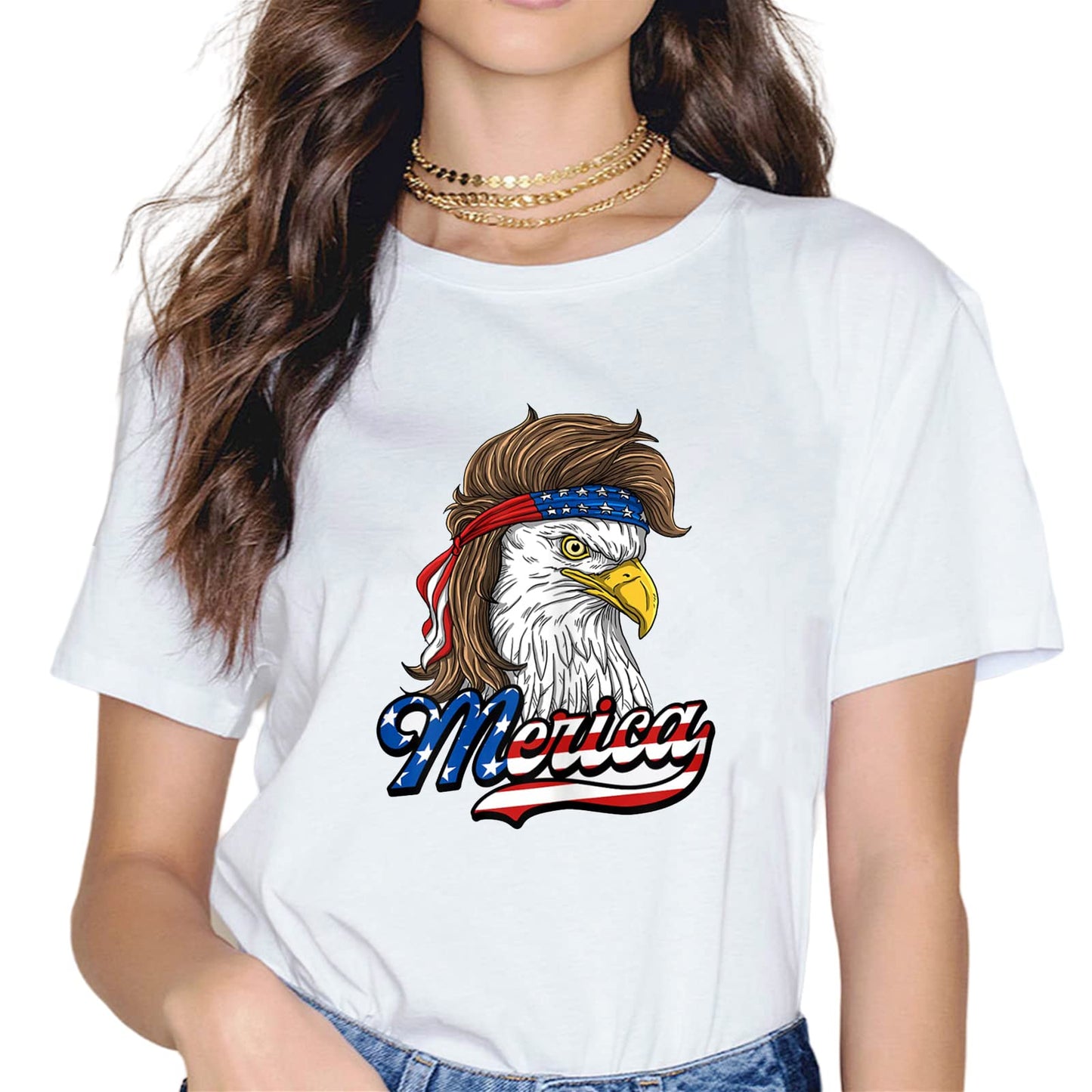 American Flag USA United States of America US 4th of July Gift T-Shirt