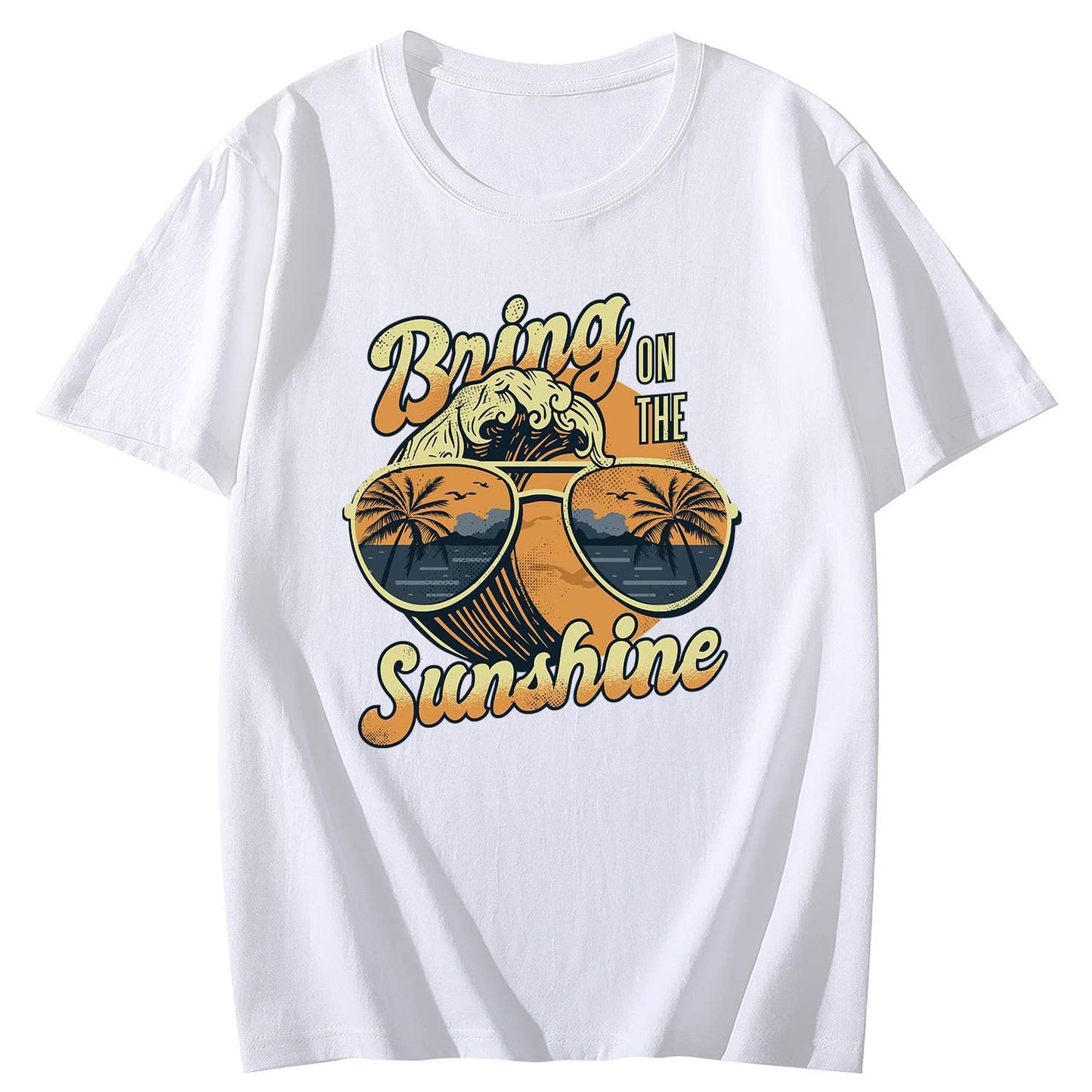 Bring On The Sunshine Shirt for Women Short Sleeve Comfort Tops T-Shirt