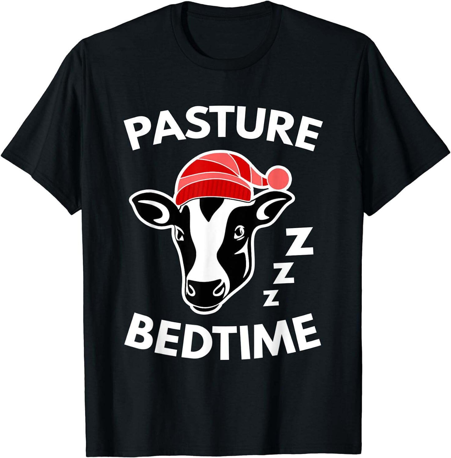 Pasture Bedtime Shirt Funny Cute Cow Pajamas Gift