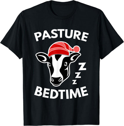 Pasture Bedtime Shirt Funny Cute Cow Pajamas Gift