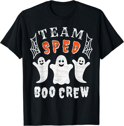 Special Ed Gift | Team SPED Boo Crew SPED Teacher Halloween T-Shirt