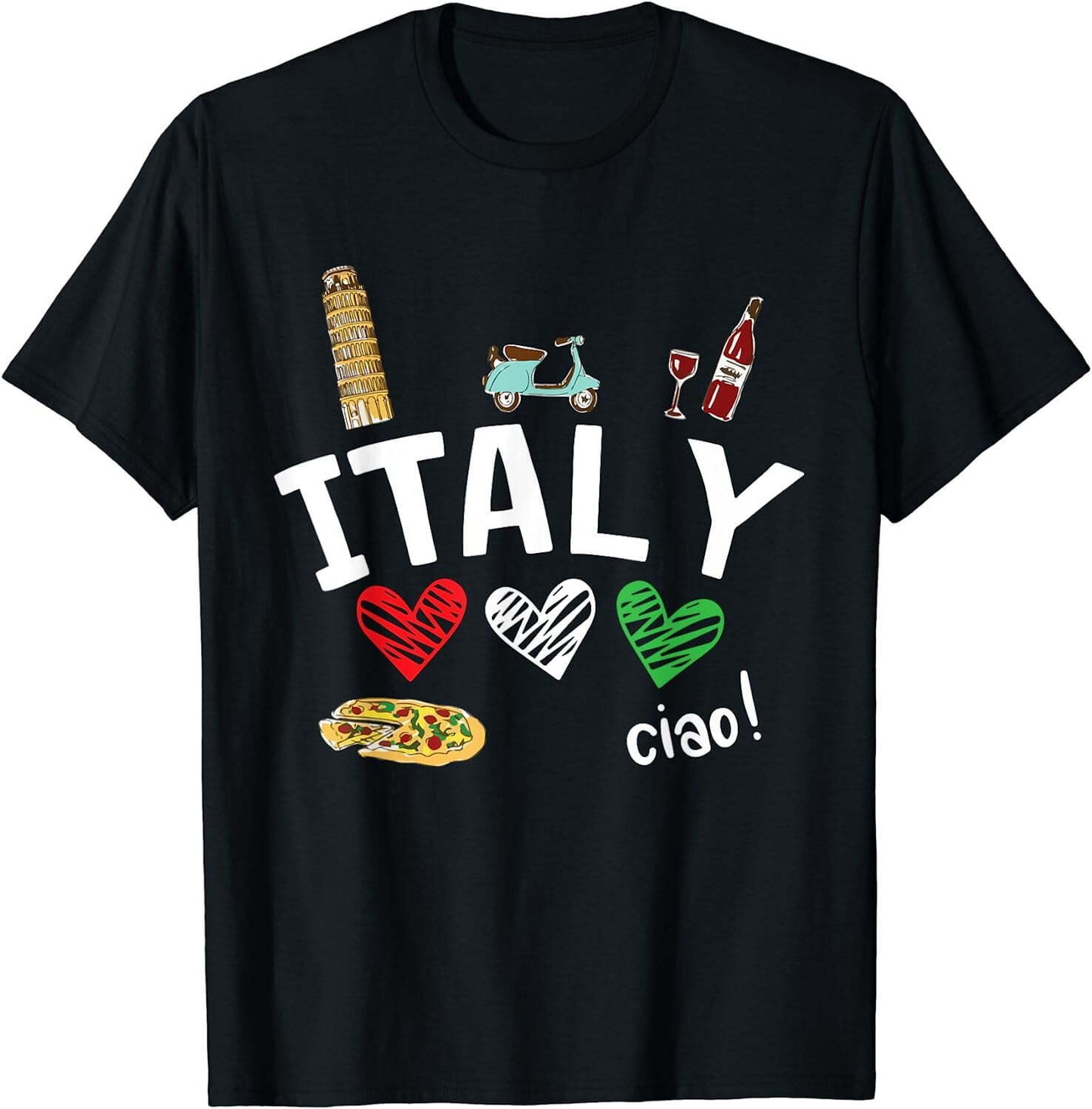 Love Italy and Everything Italian Culture Gift T-Shirt T-Shirt