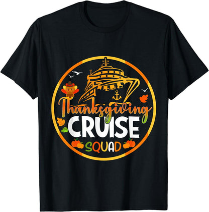 Family Thanksgiving Cruise 2023 Autumn Cruise Squad T-Shirt
