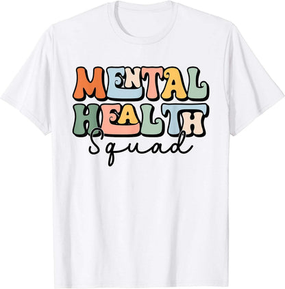 Mental Health Squad Brain Illness Mental Health Awareness T-Shirt