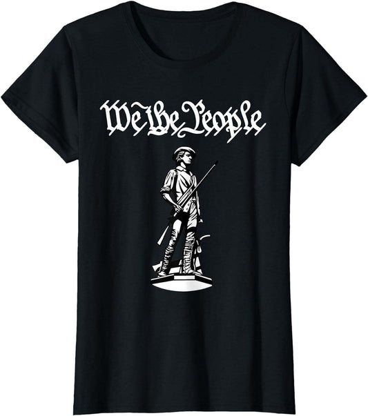 We The People Minutemen 4th of July 1776 USA T-Shirt