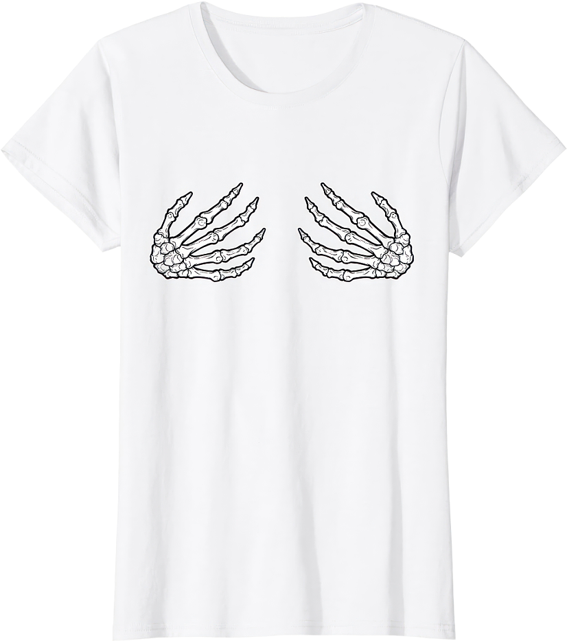 Funny Bones Hands and PAWS cotton T-shirt, unisex