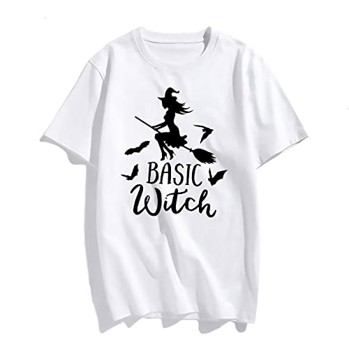 Harajuku Witch Print T-Shirt - Women's Summer Fashion