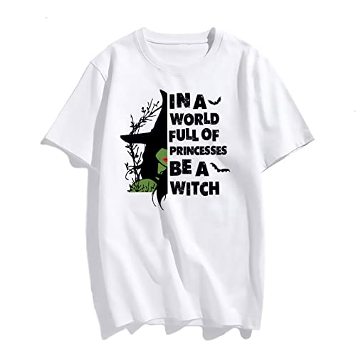 Harajuku Witch Print T-Shirt - Women's Summer Fashion