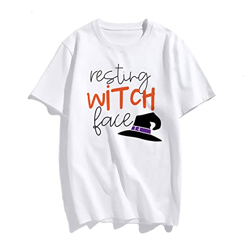 Harajuku Witch Print T-Shirt - Women's Summer Fashion