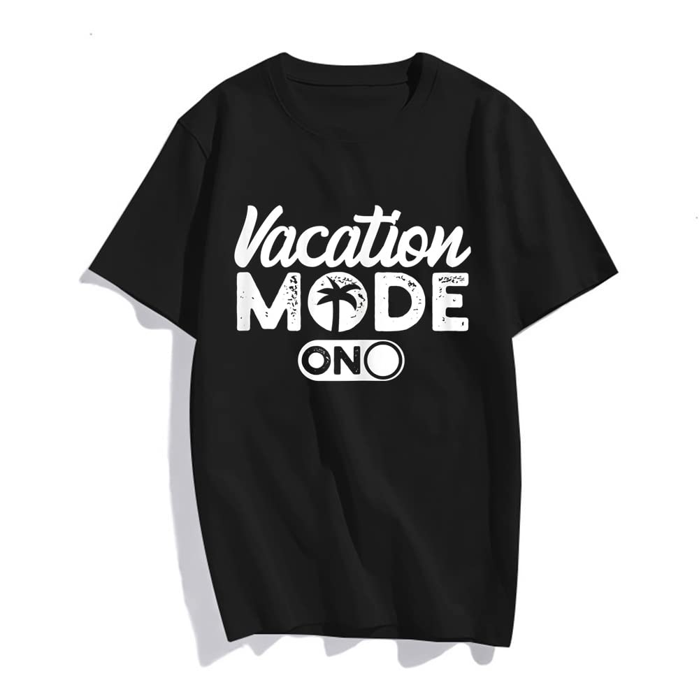 Women Fashion Vacation Summer Travel Traveling Mode Casual T-Shirt