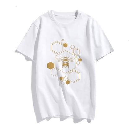 Sassalilly Bee Honeycomb Beekeeper Beekeeping T-Shirt Gift T-Shirt