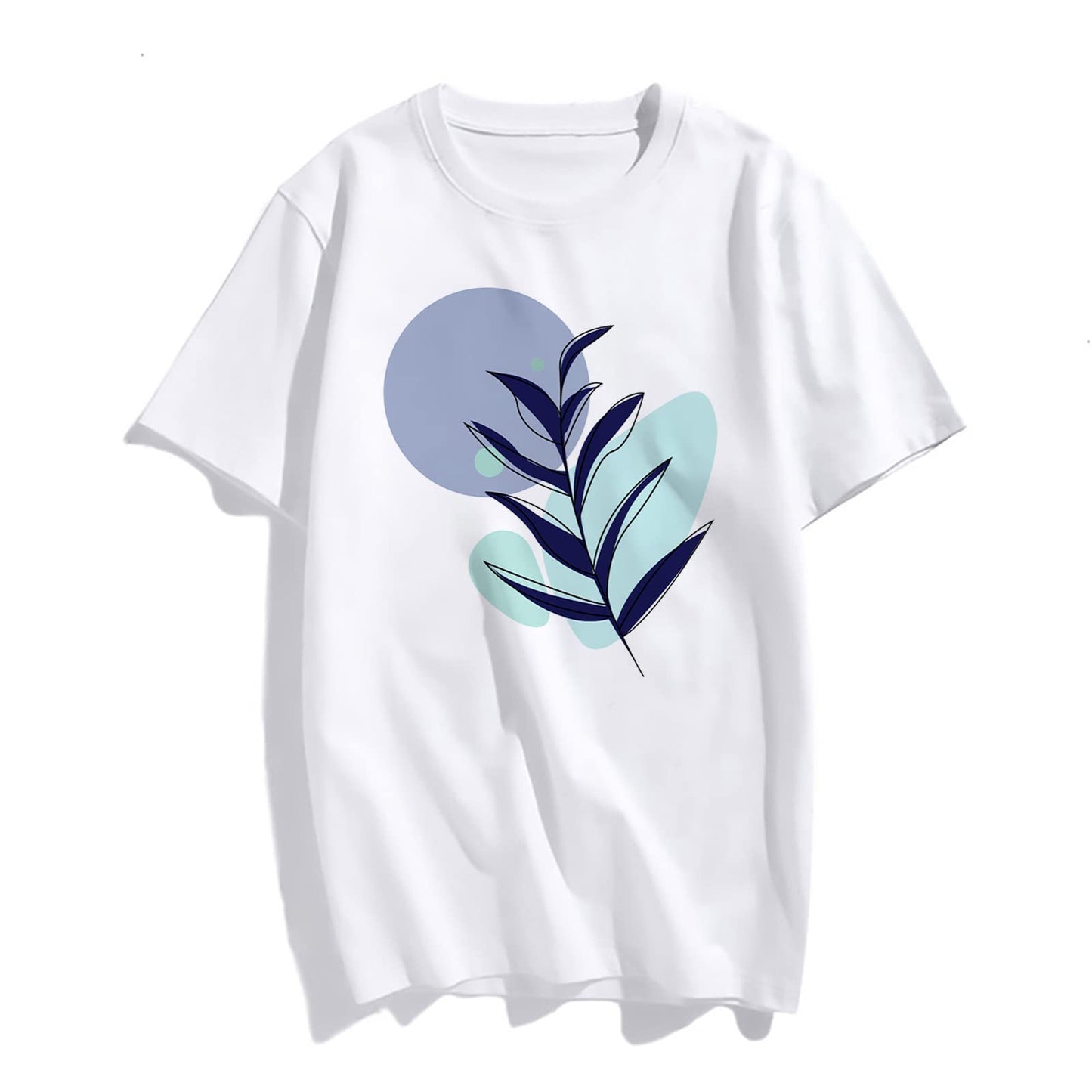 Women's Simple Plant Pattern Graphic T-Shirt