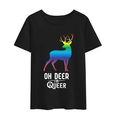 LGBT Pride Unisex T-Shirt Gay by Birth Proud by Choice Shirt Casual O Neck Unisex T-Shirts