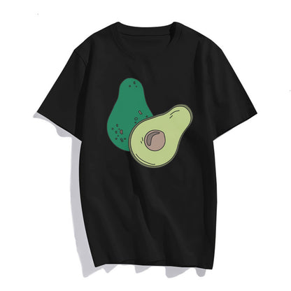 Womens Avocado Graphic Short Sleeve T Shirts for Women Summer Tops Teen Girl Clothes