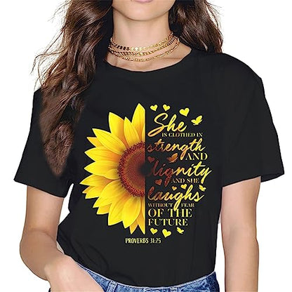 I Can Do All Things Through Christ Butterfly Art - Religious T-Shirt