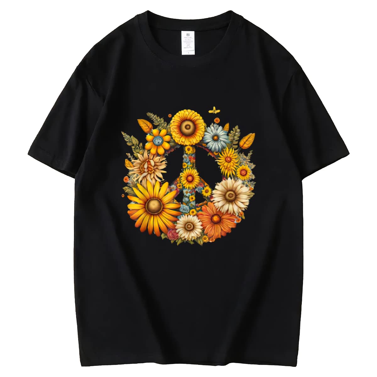 dd Some Sunshine to Your Wardrobe with our Sunflower Graphic Tee for Women