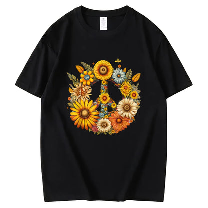 dd Some Sunshine to Your Wardrobe with our Sunflower Graphic Tee for Women