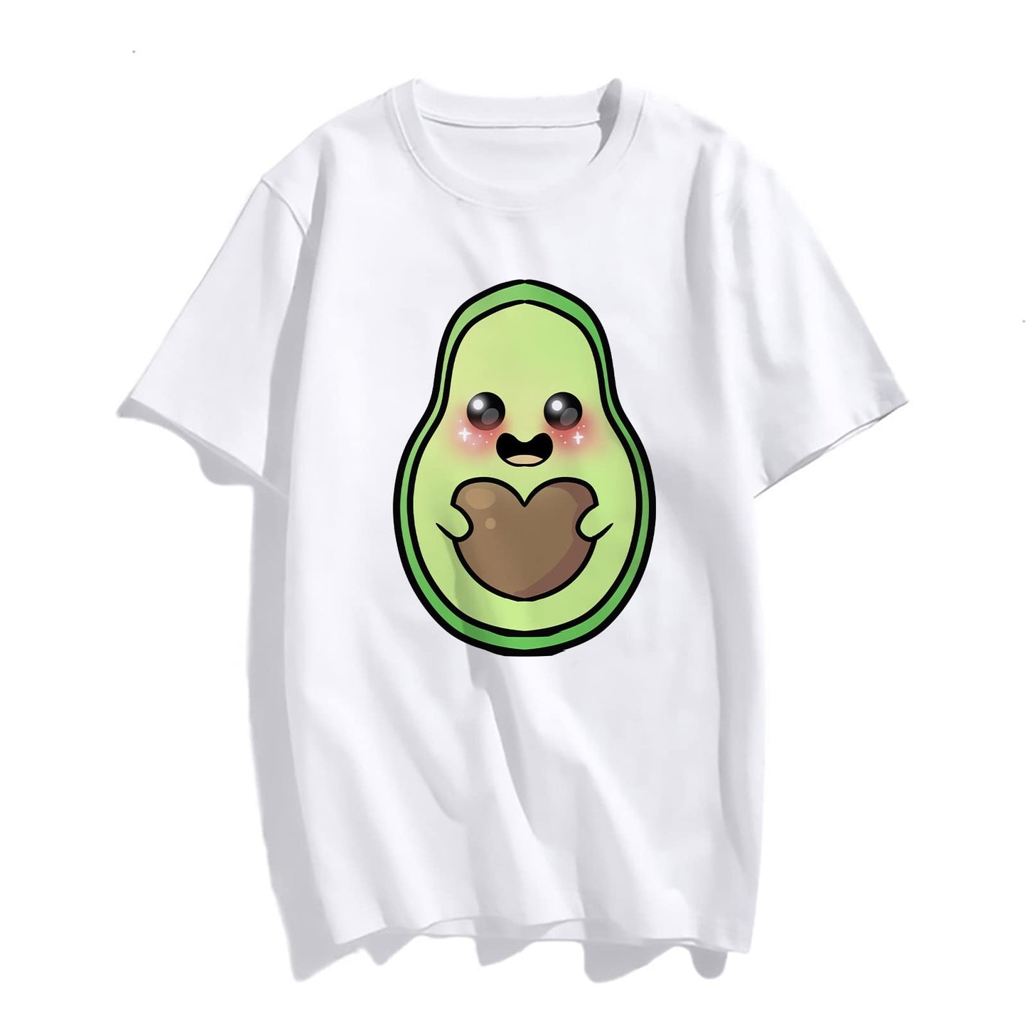 Womens Short Sleeve T Shirts Cute Avocado Graphic for Women Summer Tops