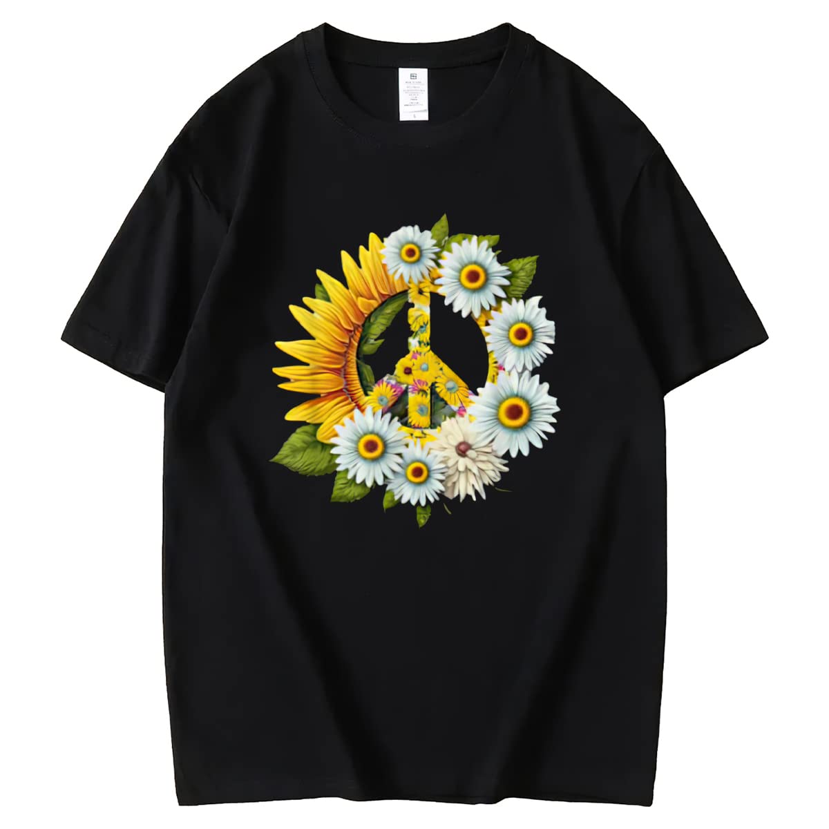 dd Some Sunshine to Your Wardrobe with our Sunflower Graphic Tee for Women