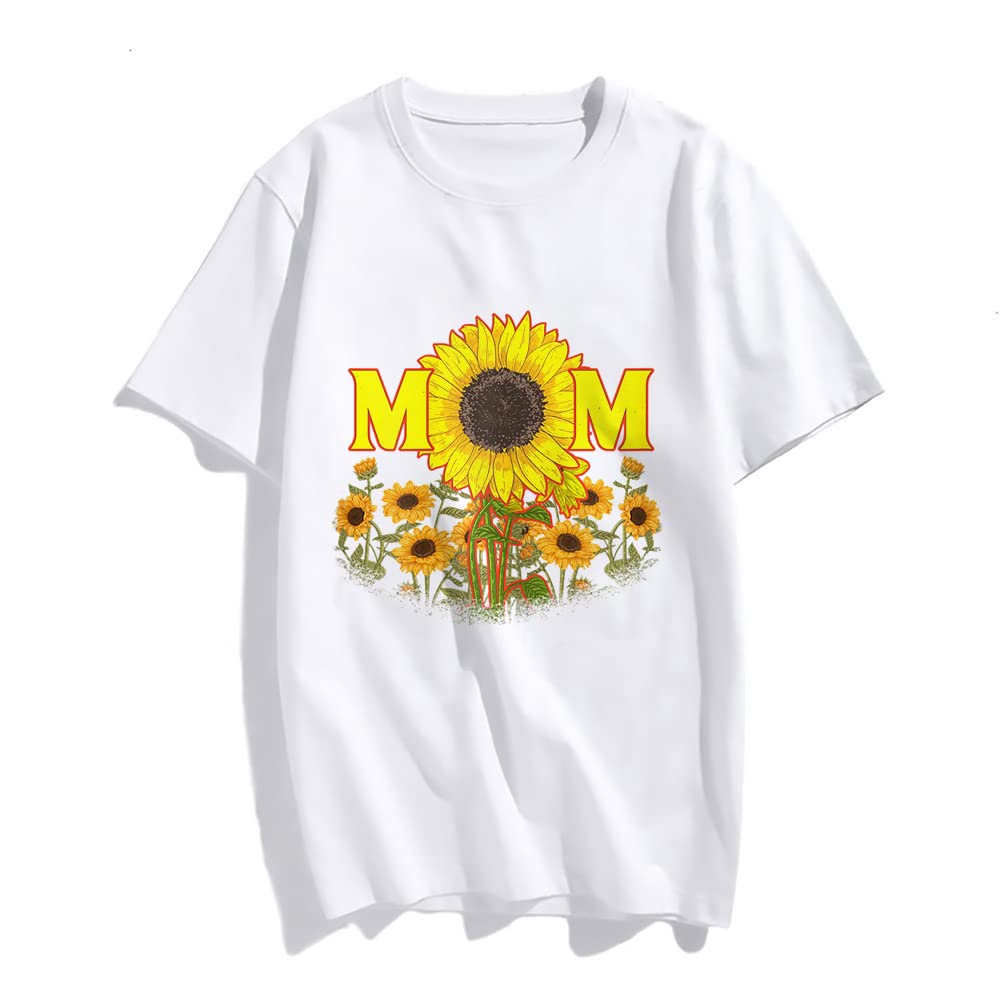 Mom Life Messy Bun Tie Dye Bandana Mothers Day T-Shirt