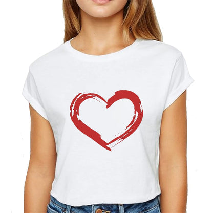 Heart Graphic Love Faith T-Shirt - Embrace Summer Vibes