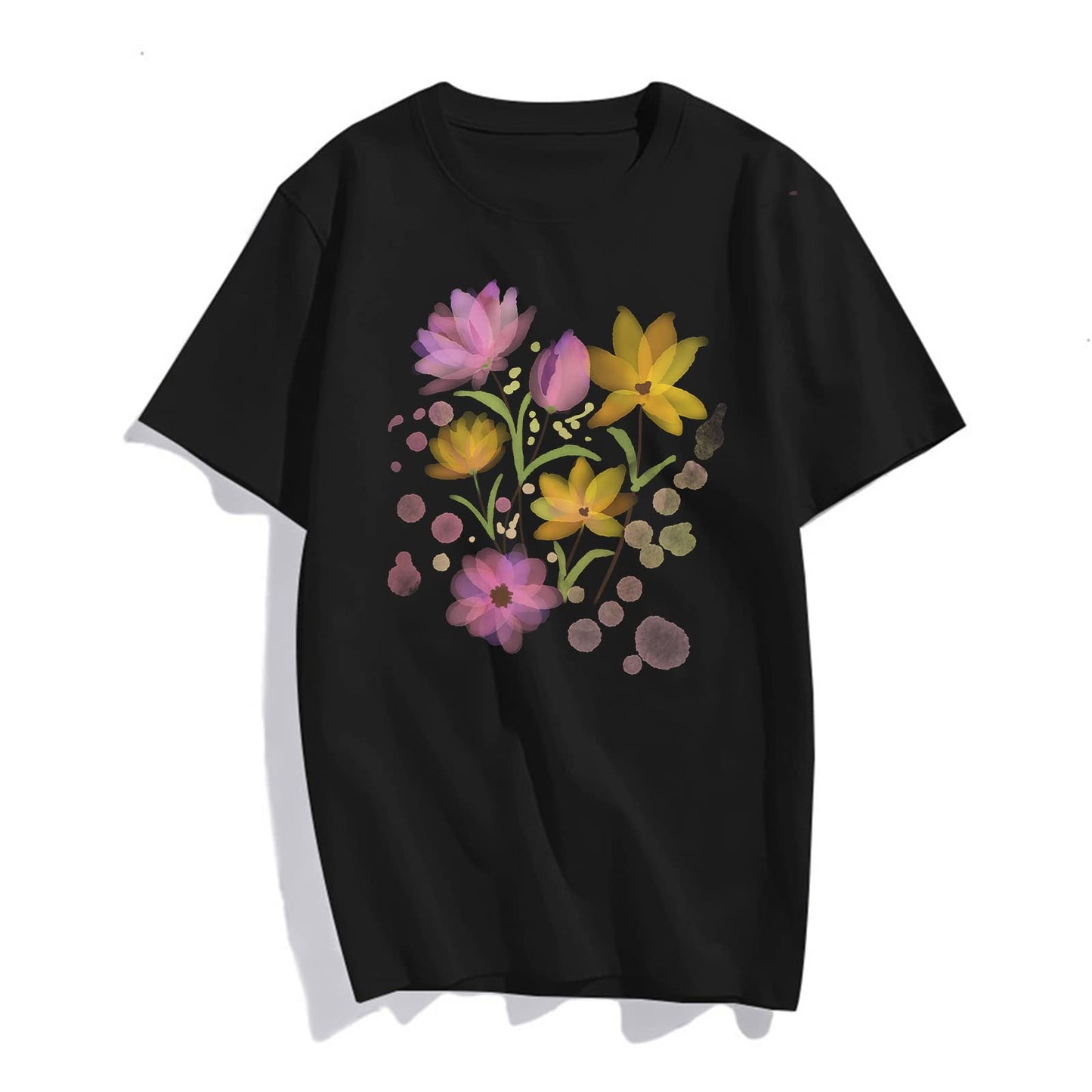 Women's Floral Tee - Wildflower Graphic T-Shirt