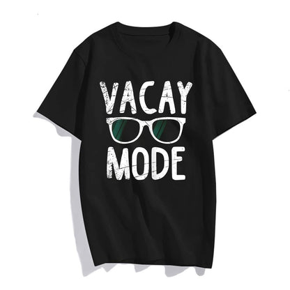 Women Fashion Vacation Summer Travel Traveling Mode Casual T-Shirt