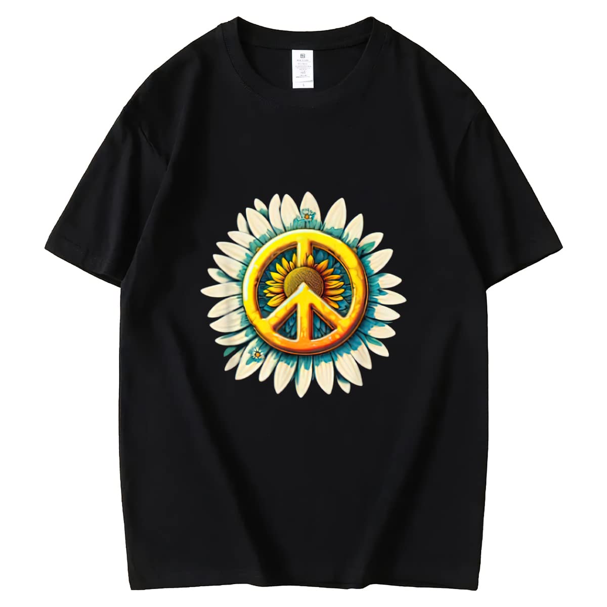 dd Some Sunshine to Your Wardrobe with our Sunflower Graphic Tee for Women