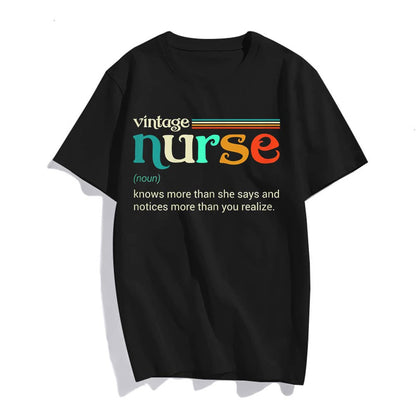 Cute Nurse Shirt I Will Be There for You Gift for RN & LPN T-Shirt Women Tops