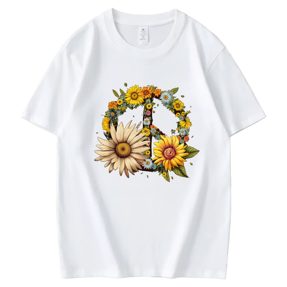 dd Some Sunshine to Your Wardrobe with our Sunflower Graphic Tee for Women