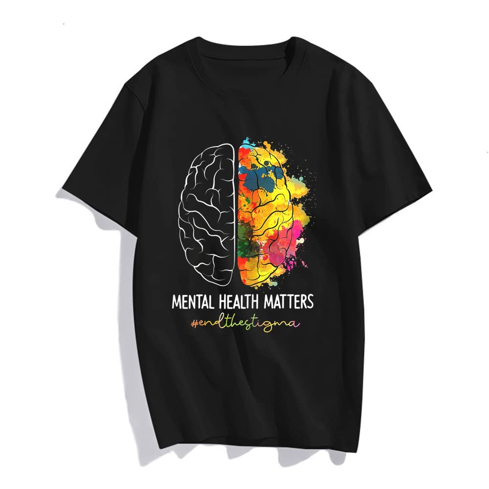 Sassalilly Mental Health Matters Mental Awareness Gift T-Shirt