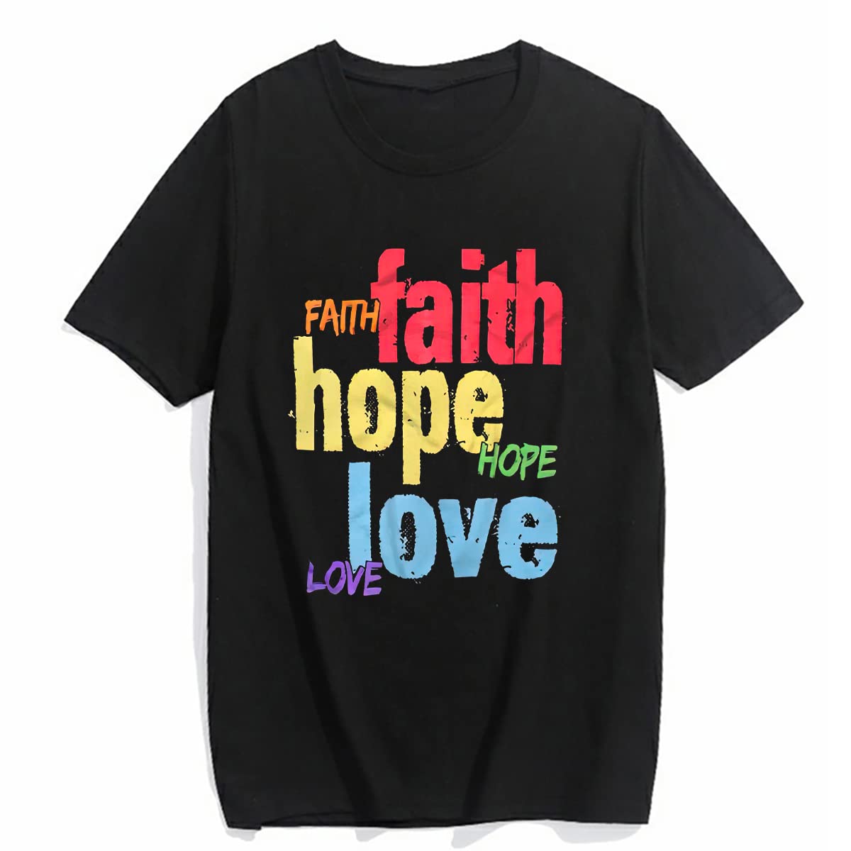 Elevate Your Summer Style with our "Faith Hope and Love" T-Shirt