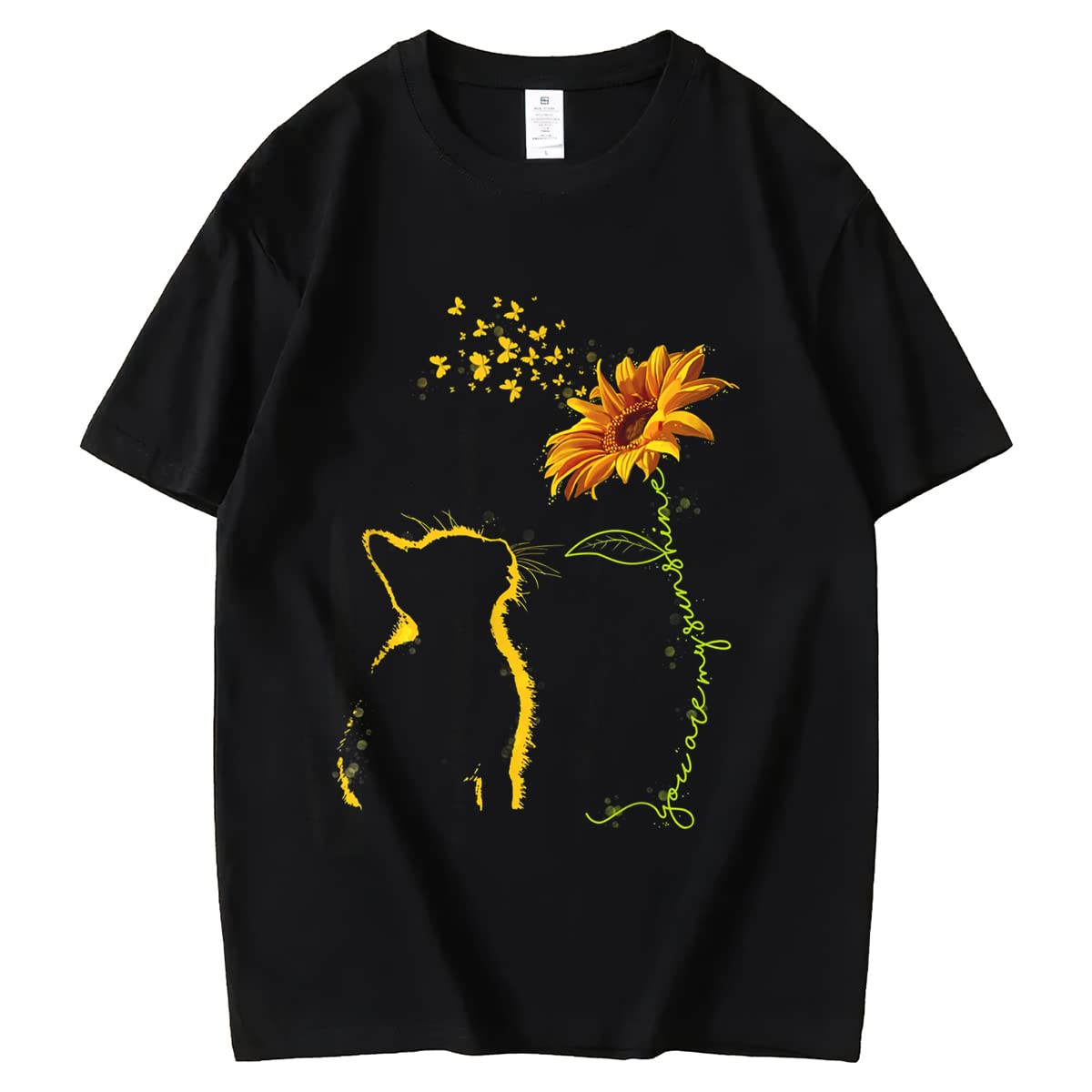 Women's Sunflower T-Shirt - Fun Animal Graphics Tee