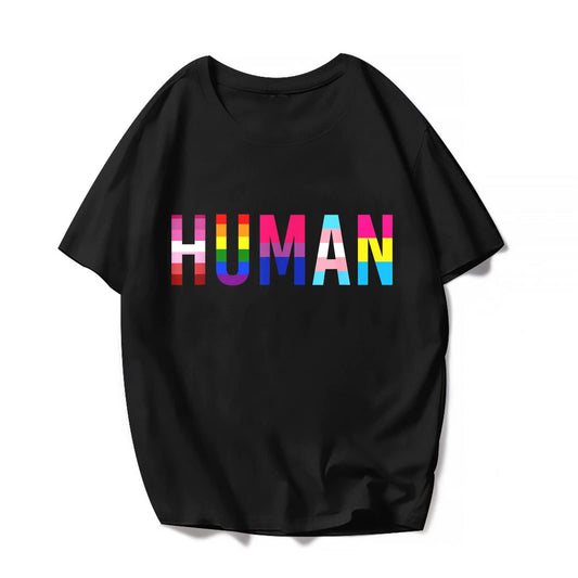 Show Your Pride with Our LGBTQ Human Rainbow Pride Flag T-Shirt