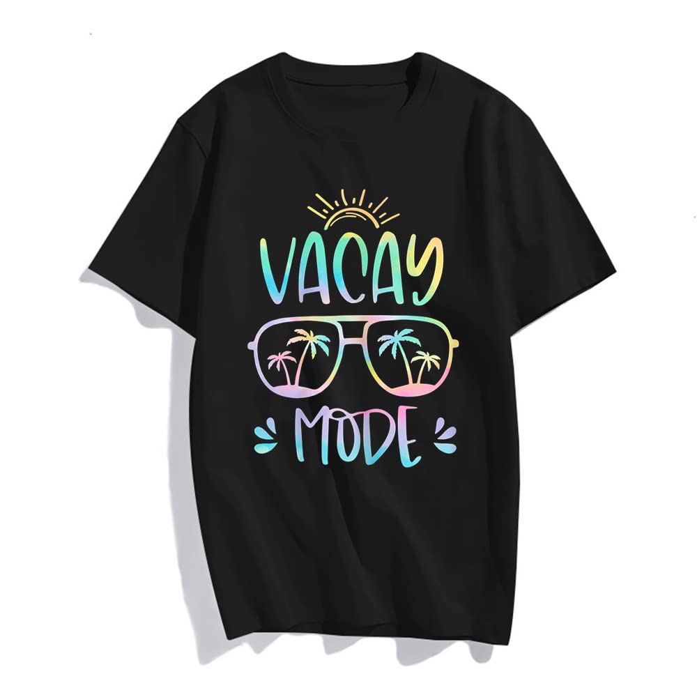 Women Fashion Vacation Summer Travel Traveling Mode Casual T-Shirt