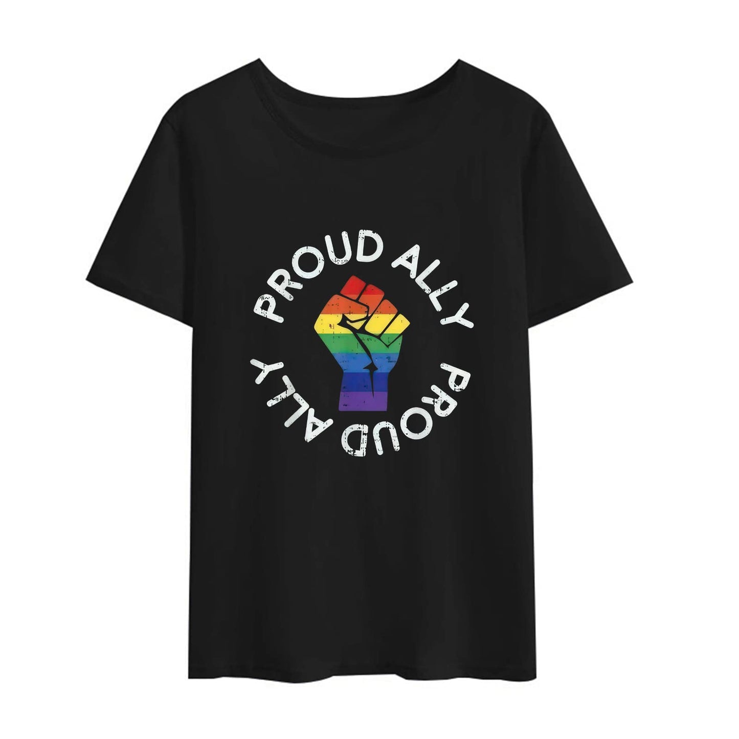 Stravel LGBT Gay Pride Print T-Shirt - Embrace Summer and Diversity