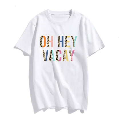 Sassalilly Womens Vacay T-Shirt Cute Summer Clothes