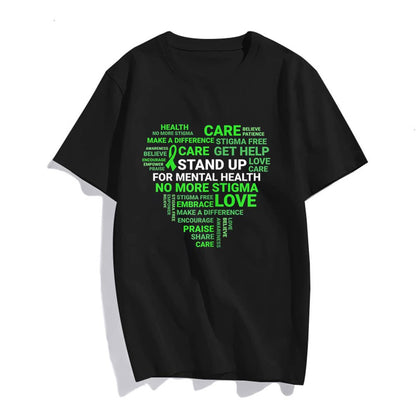 Sassalilly Mental Health Matters Mental Awareness Gift T-Shirt