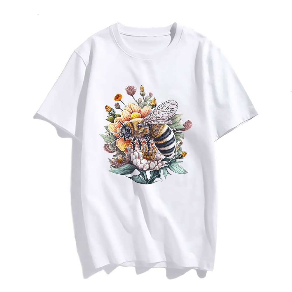 Sassalilly Bee Honeycomb Beekeeper Beekeeping T-Shirt Gift T-Shirt