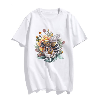 Sassalilly Bee Honeycomb Beekeeper Beekeeping T-Shirt Gift T-Shirt