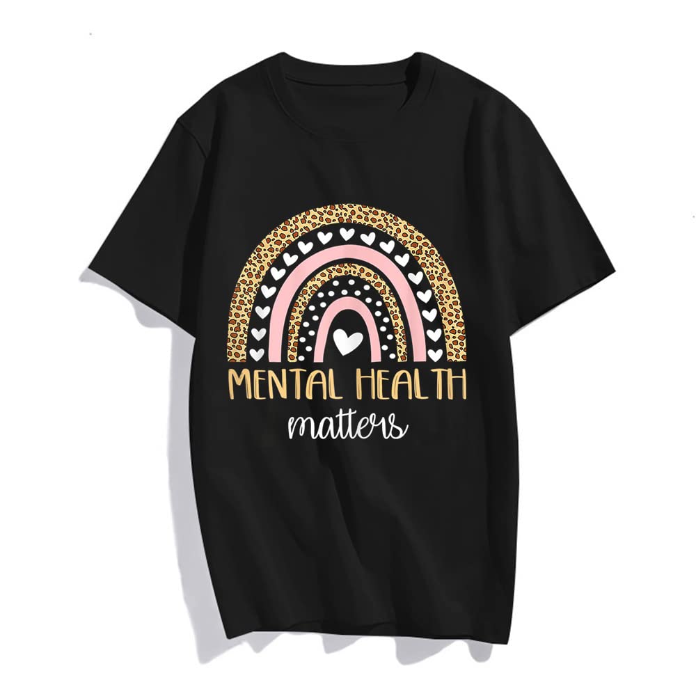 Sassalilly Mental Health Matters Awareness Month Gift T-Shirt