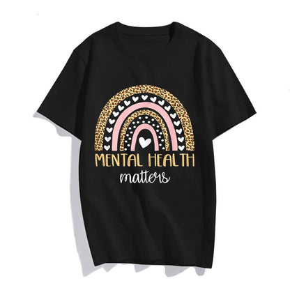 Sassalilly Mental Health Matters Awareness Month Gift T-Shirt