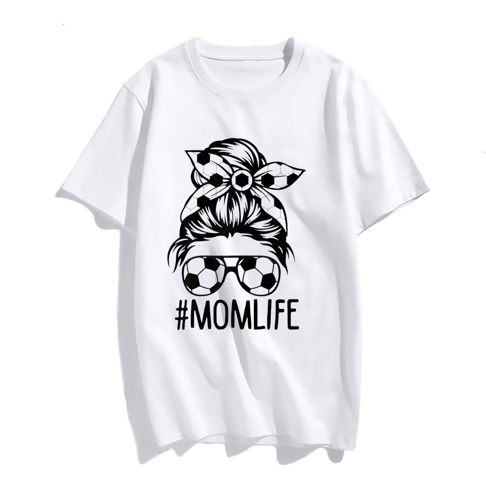 Sassalilly Classy Mom Life Messy Bun T-Shirt