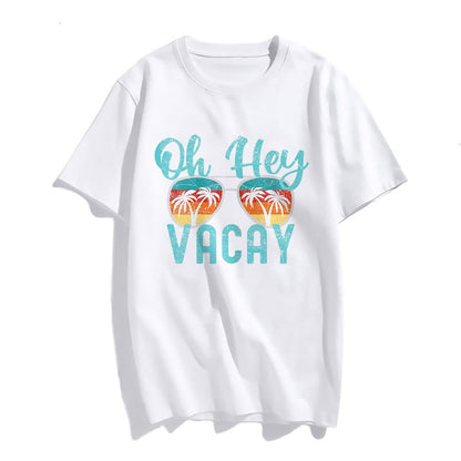 Sassalilly Womens Vacay T-Shirt Cute Summer Clothes