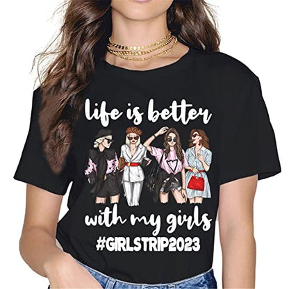 Girls' 2023 Trip T-Shirt - Commemorate Your Adventure